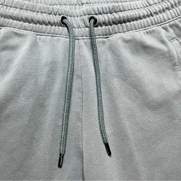 ☀️ The North Face Sweat Shorts Mens Size Small Green/Blue - Picture 4 of 7